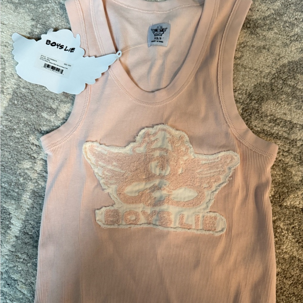 Boys Lie Pink Tank Top